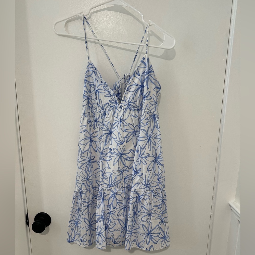 Medium, Blue and White